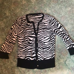 COPY - Zebra print cardigan